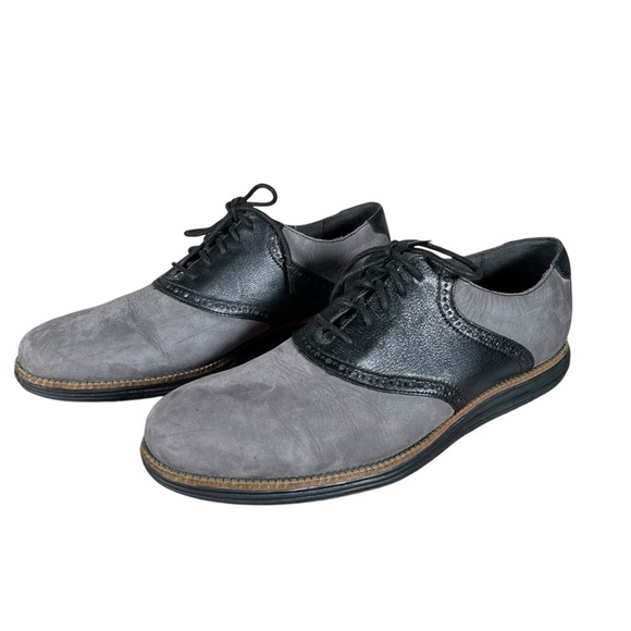 COLE HAAN Nubuck & Leather Grand Oxford Shoes main image 6